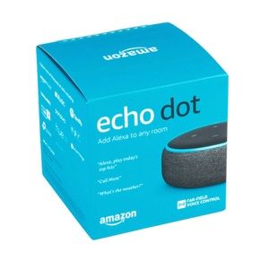 Echo Dot (3rd Gen, 2018 release) - Smart speaker with Alexa - Charcoal